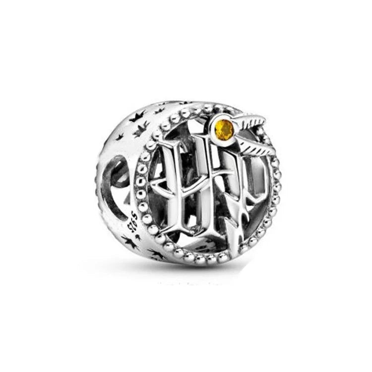 Zauberer Charm Anhänger 925 Sterling Silber – Harry Potter Symbole & Figuren für Bettelarmband - CharmsLuv