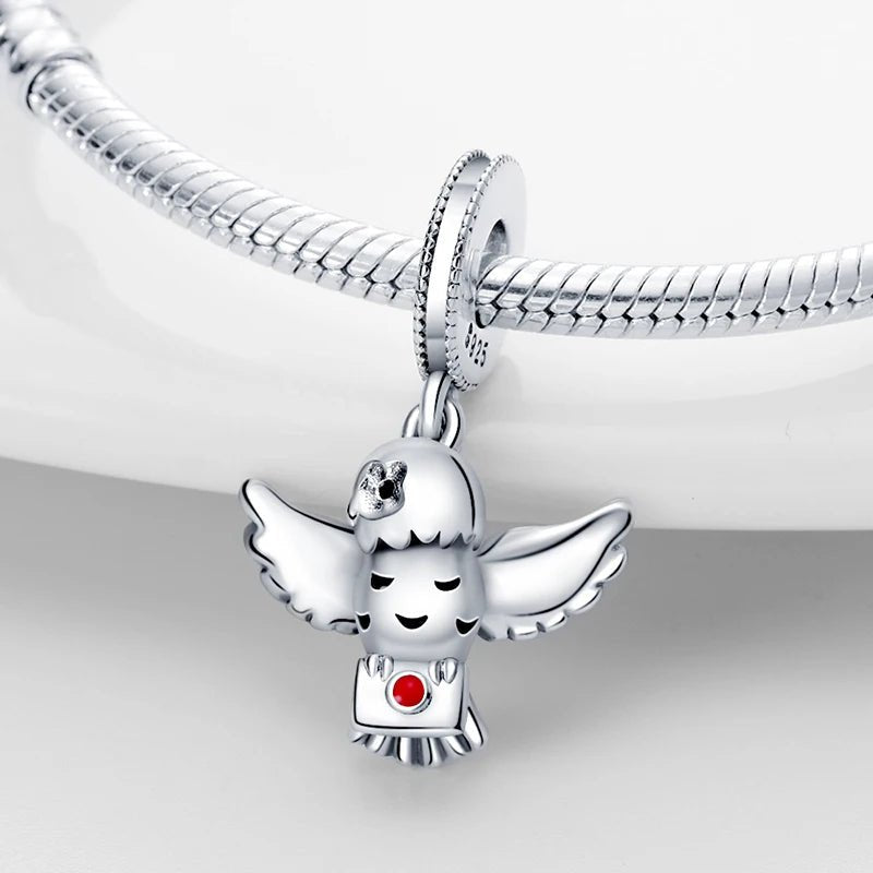 Zauberer Charm Anhänger 925 Sterling Silber – Harry Potter Symbole & Figuren für Bettelarmband - CharmsLuv