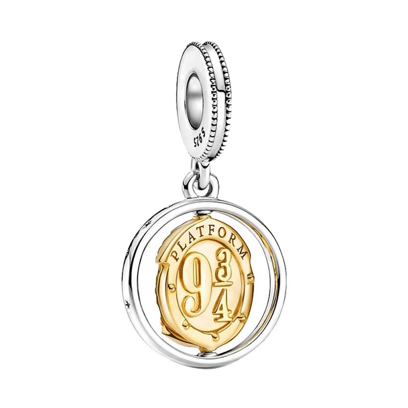 Zauberer Charm Anhänger 925 Sterling Silber – Harry Potter Symbole & Figuren für Bettelarmband - CharmsLuv