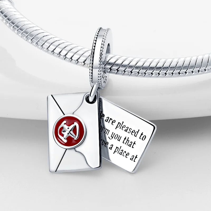 Zauberer Charm Anhänger 925 Sterling Silber – Harry Potter Symbole & Figuren für Bettelarmband - CharmsLuv