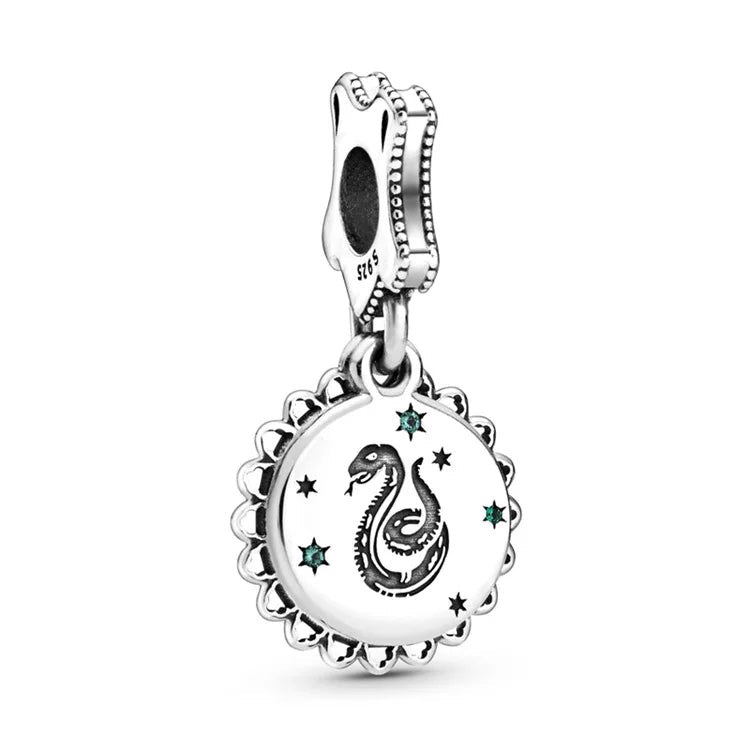 Zauberer Charm Anhänger 925 Sterling Silber – Harry Potter Symbole & Figuren für Bettelarmband - CharmsLuv