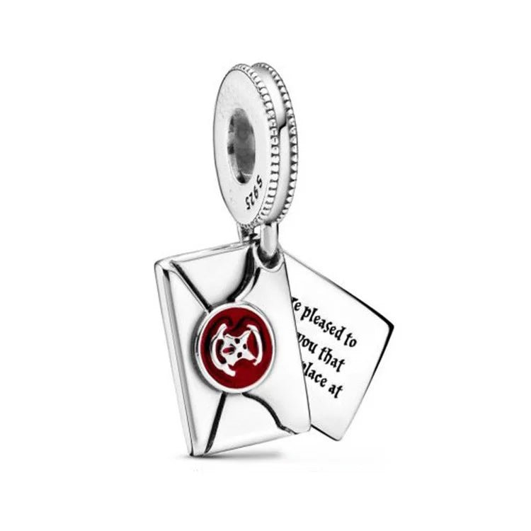 Zauberer Charm Anhänger 925 Sterling Silber – Harry Potter Symbole & Figuren für Bettelarmband - CharmsLuv