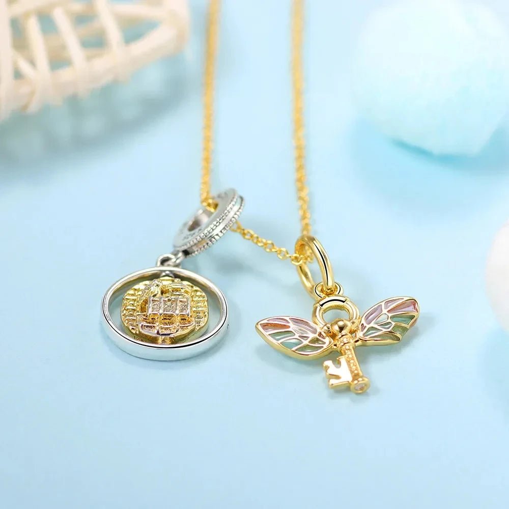 Zauberer Charm Anhänger 925 Sterling Silber – Harry Potter Symbole & Figuren für Bettelarmband - CharmsLuv