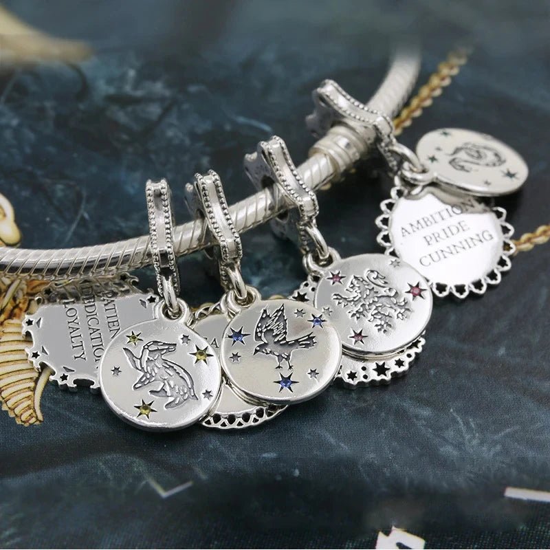 Zauberer Charm Anhänger 925 Sterling Silber – Harry Potter Symbole & Figuren für Bettelarmband - CharmsLuv