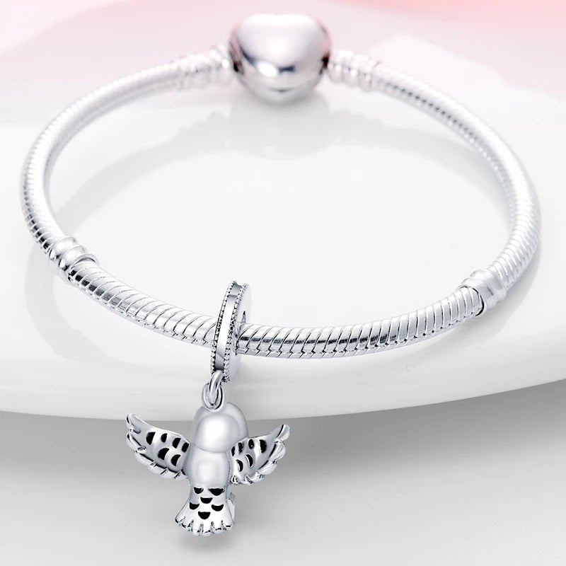 Zauberer Charm Anhänger 925 Sterling Silber – Harry Potter Symbole & Figuren für Bettelarmband - CharmsLuv