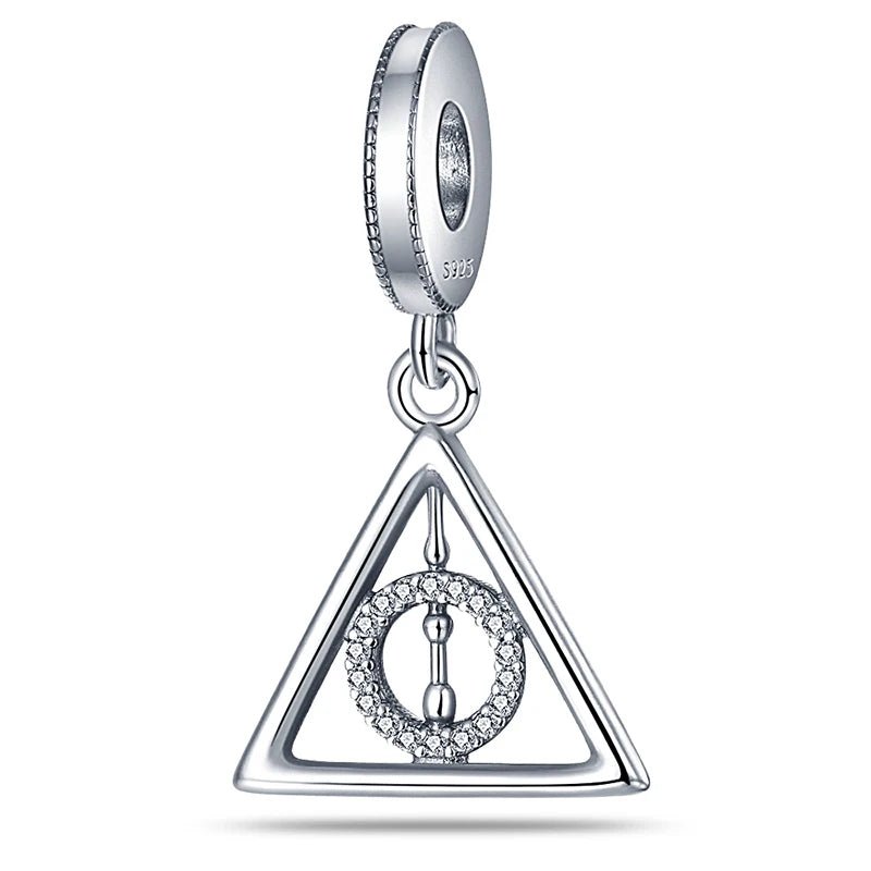 Zauberer Charm Anhänger 925 Sterling Silber – Harry Potter Symbole & Figuren für Bettelarmband - CharmsLuv