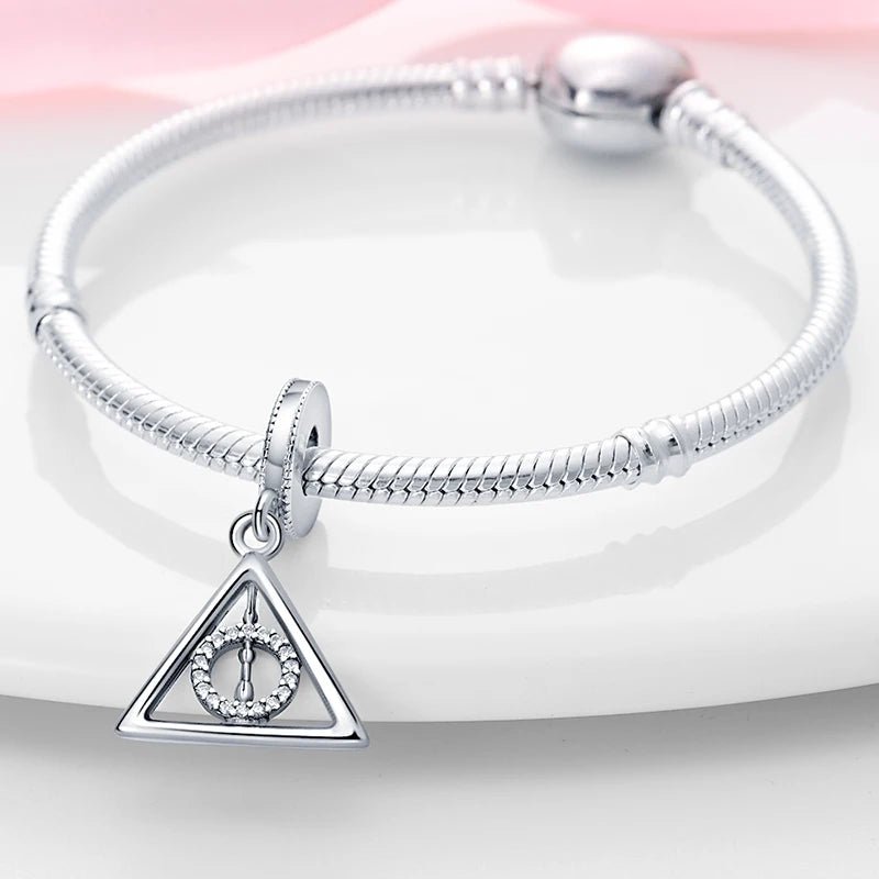 Zauberer Charm Anhänger 925 Sterling Silber – Harry Potter Symbole & Figuren für Bettelarmband - CharmsLuv