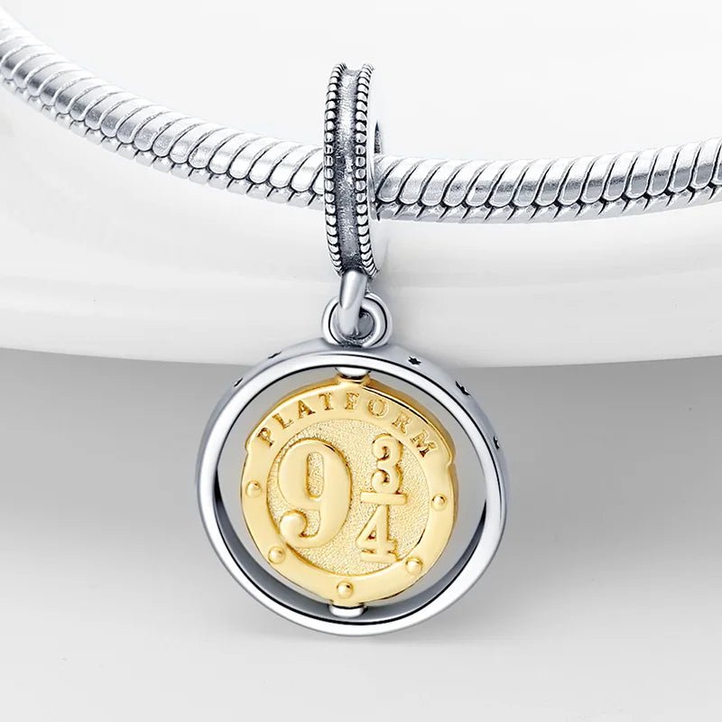 Zauberer Charm Anhänger 925 Sterling Silber – Harry Potter Symbole & Figuren für Bettelarmband - CharmsLuv