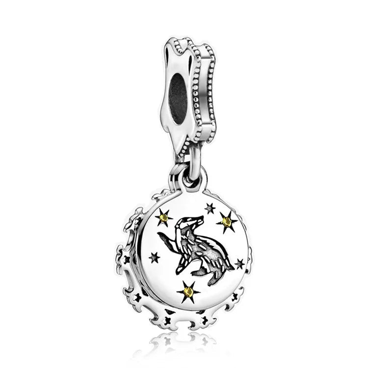 Zauberer Charm Anhänger 925 Sterling Silber – Harry Potter Symbole & Figuren für Bettelarmband - CharmsLuv